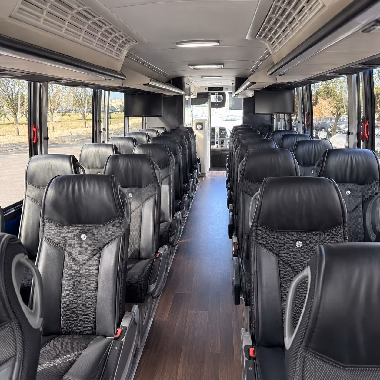 long distance charter buses to camp grayling for michigan national guard units