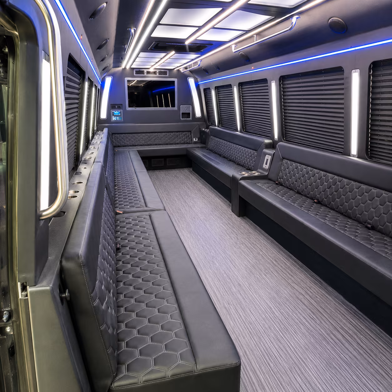 southgate 40 passenger party bus interior