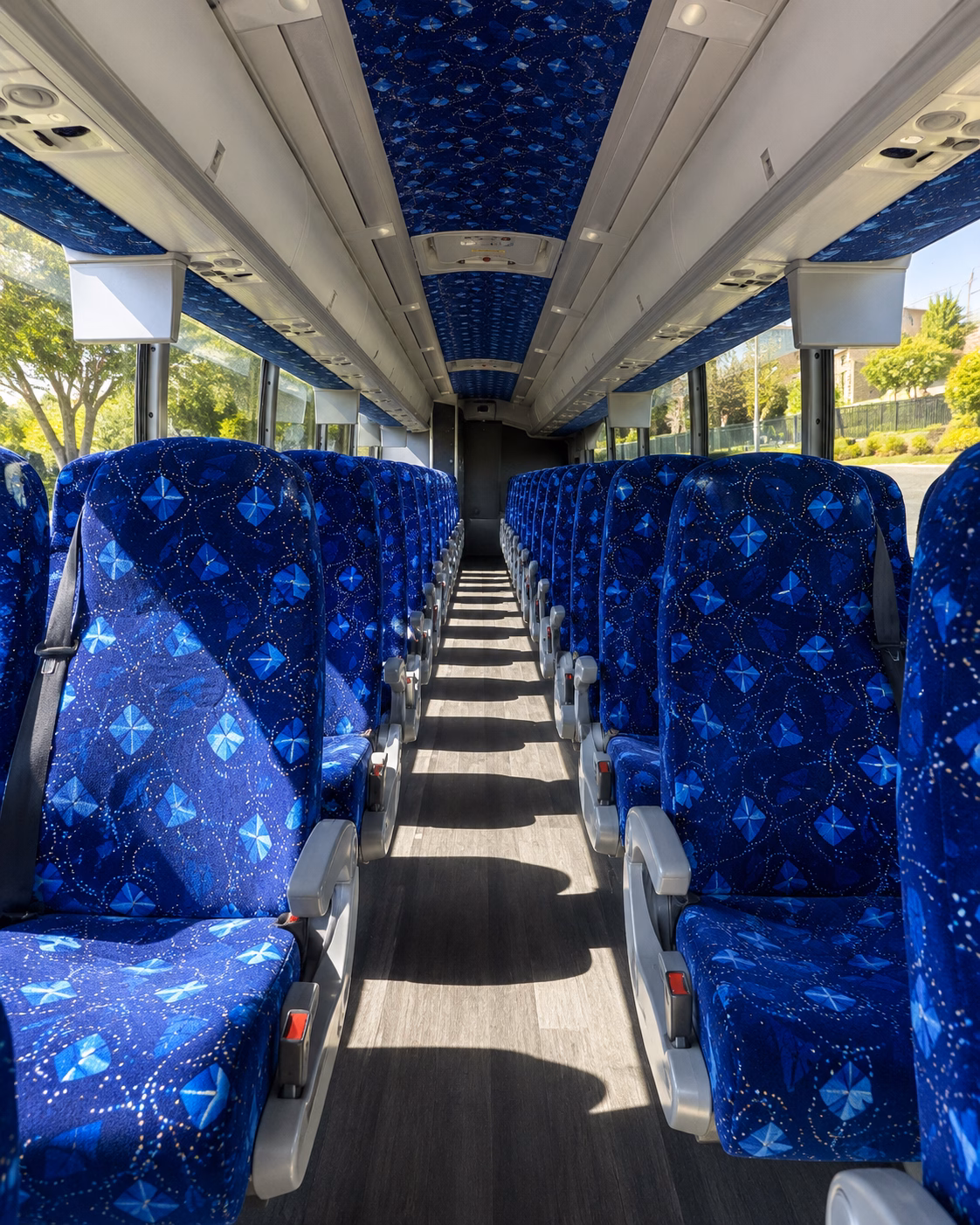 southgate charter bus interior