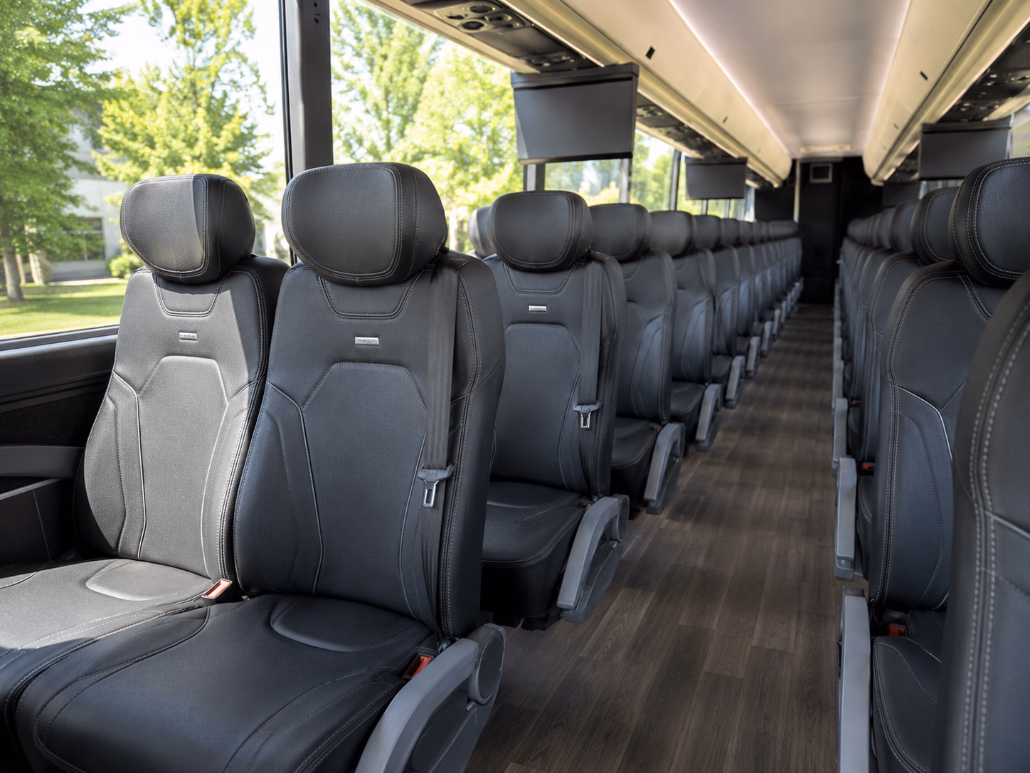 southgate charter bus services interior